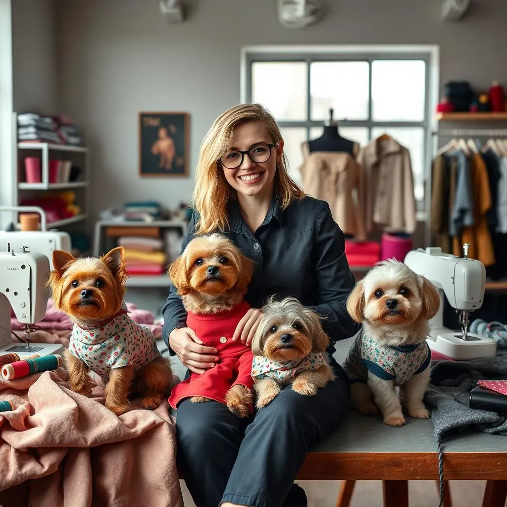 ドッグウェアクリエイターの驚くべき才能：犬服の世界を創造する